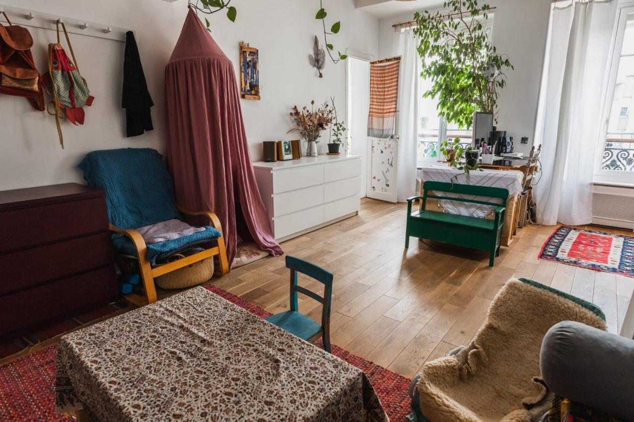Apartament Bright Atypical Duplex In Menilmontant Paryż Zewnętrze zdjęcie