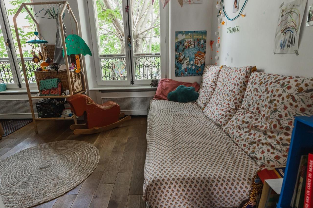 Apartament Bright Atypical Duplex In Menilmontant Paryż Zewnętrze zdjęcie